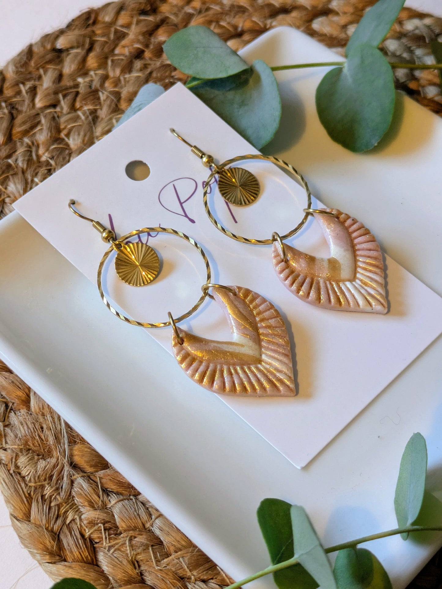 Boucles d'oreille - Modèle Camille