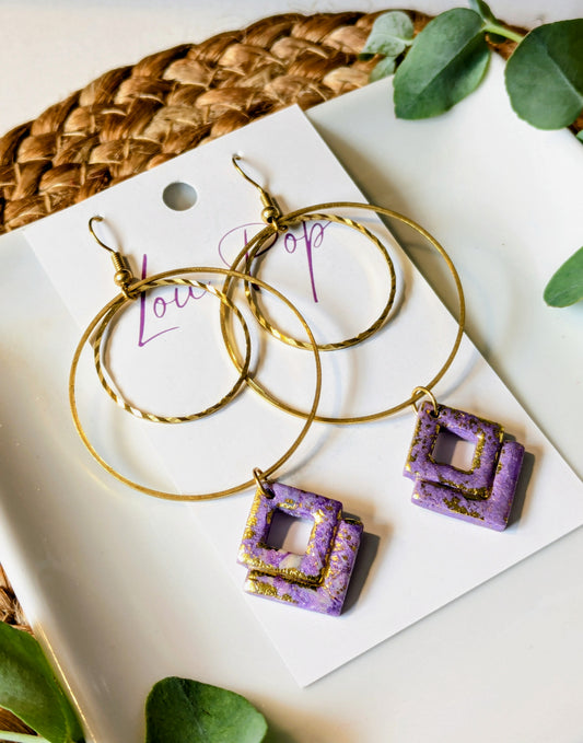 Boucles d'oreille - Modèle Aurélia