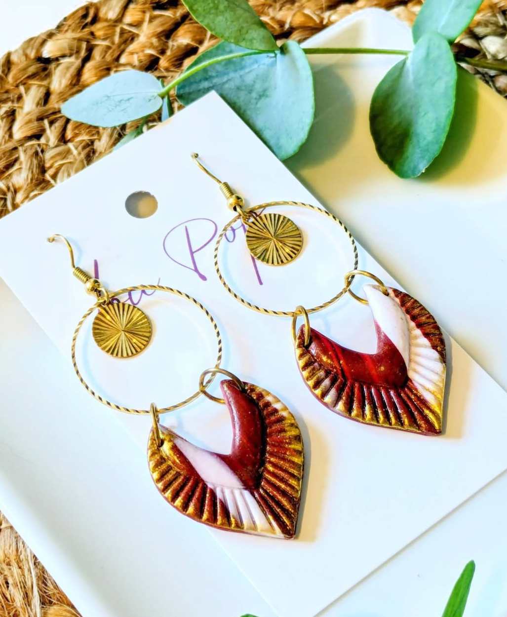 Boucles d'oreille - Modèle Camille