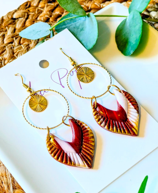 Boucles d'oreille - Modèle Camille