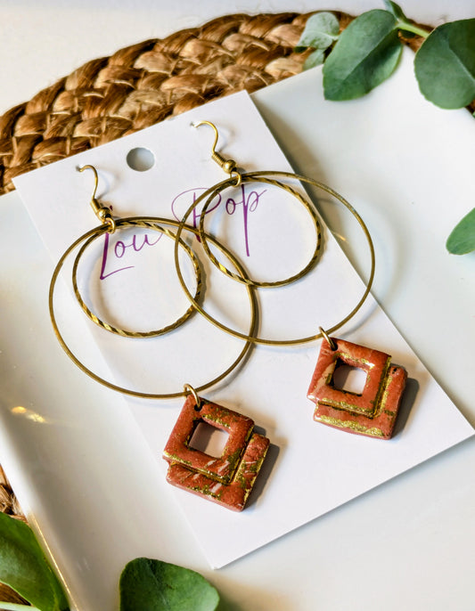 Boucles d'oreille - Modèle Aurélia