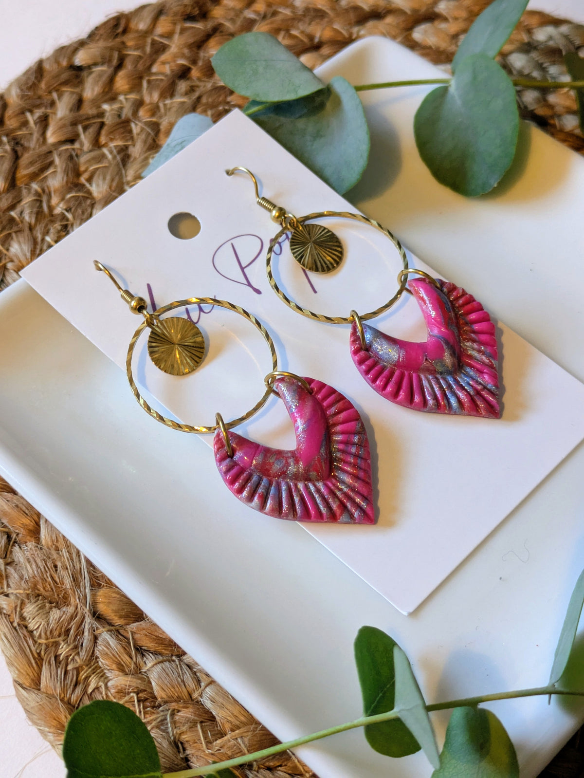 Boucles d'oreille - Modèle Camille