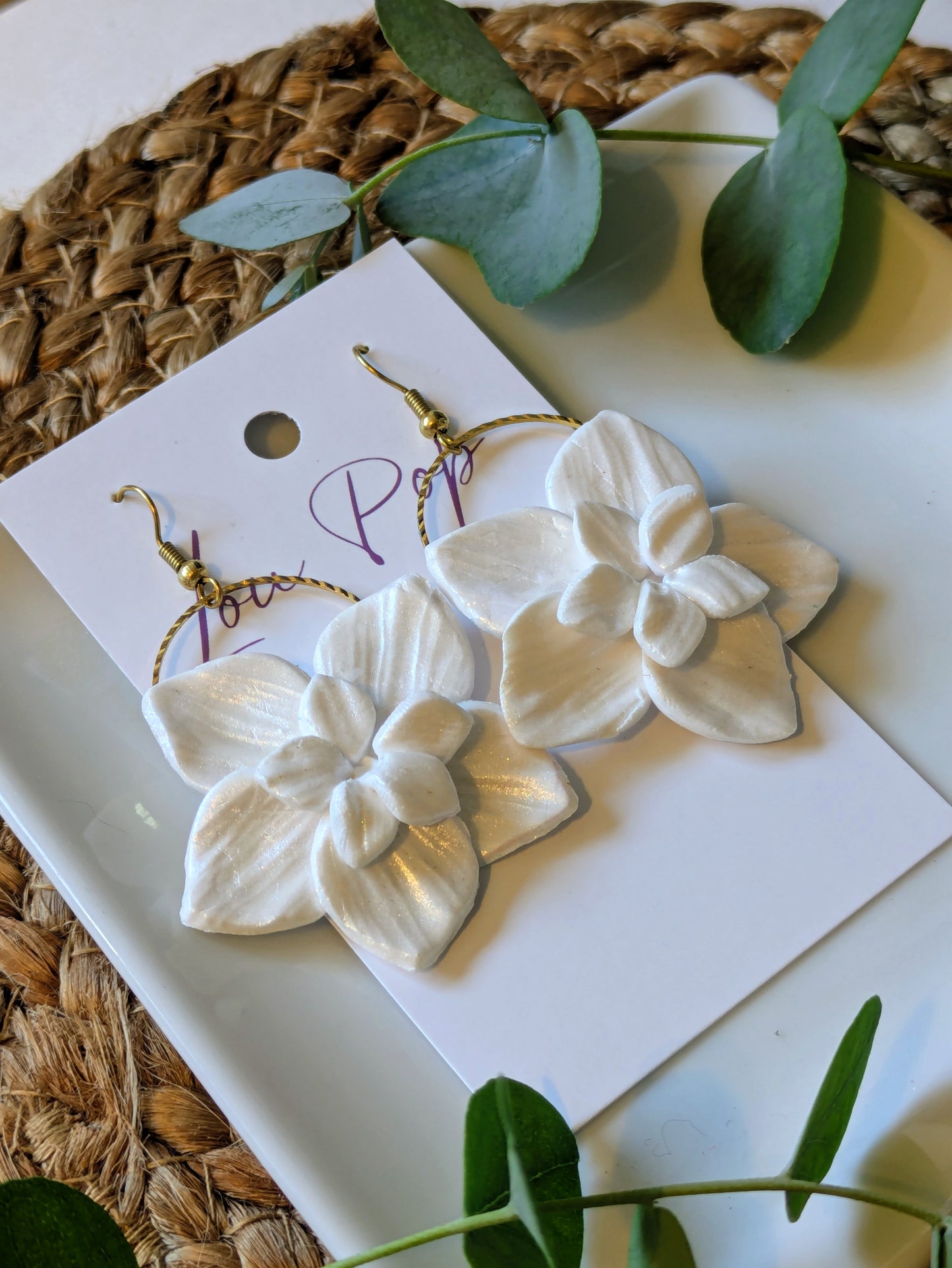 Boucles d'oreille - Modèle Capucine