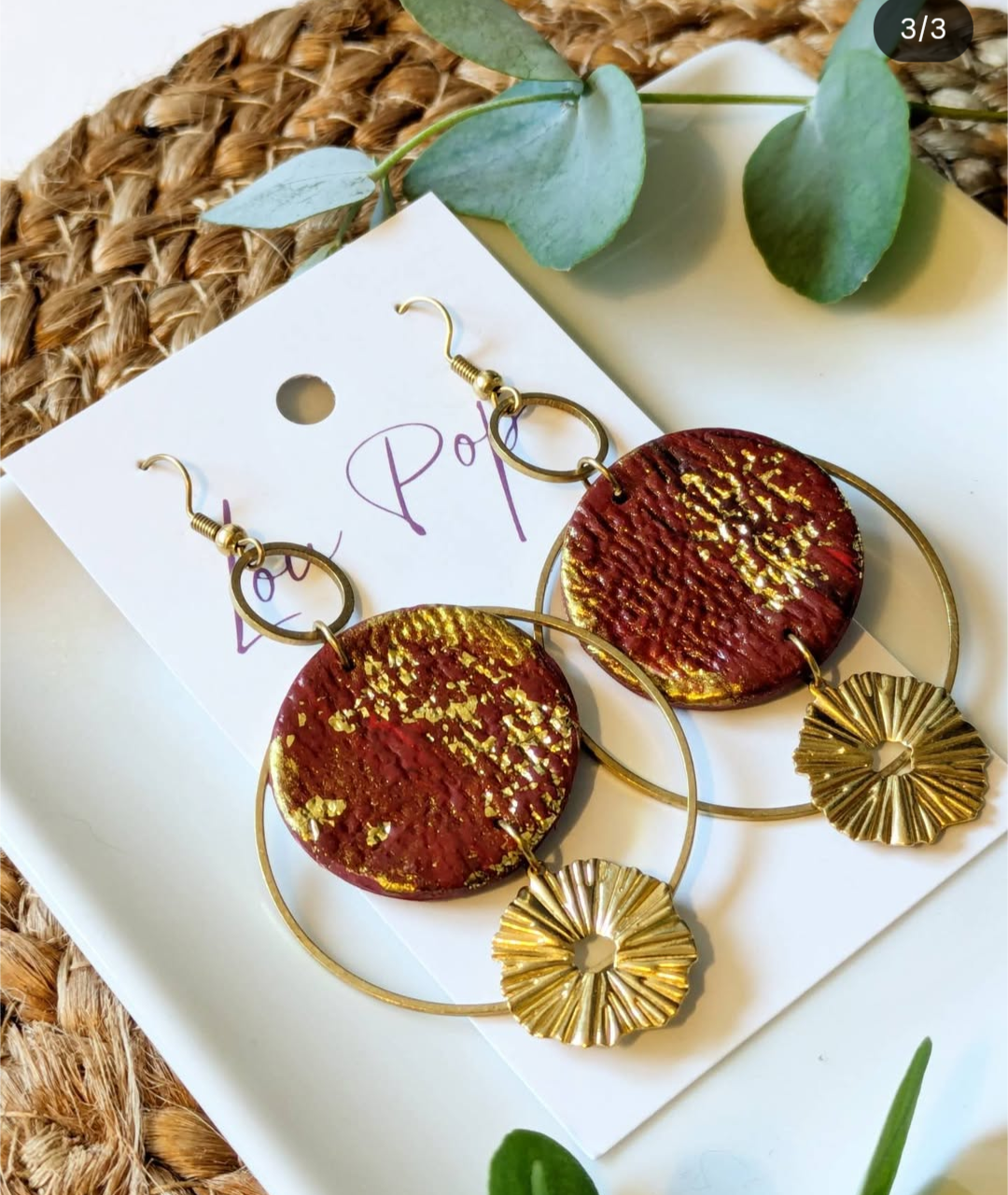 Boucles d'oreille - Modèle Davina