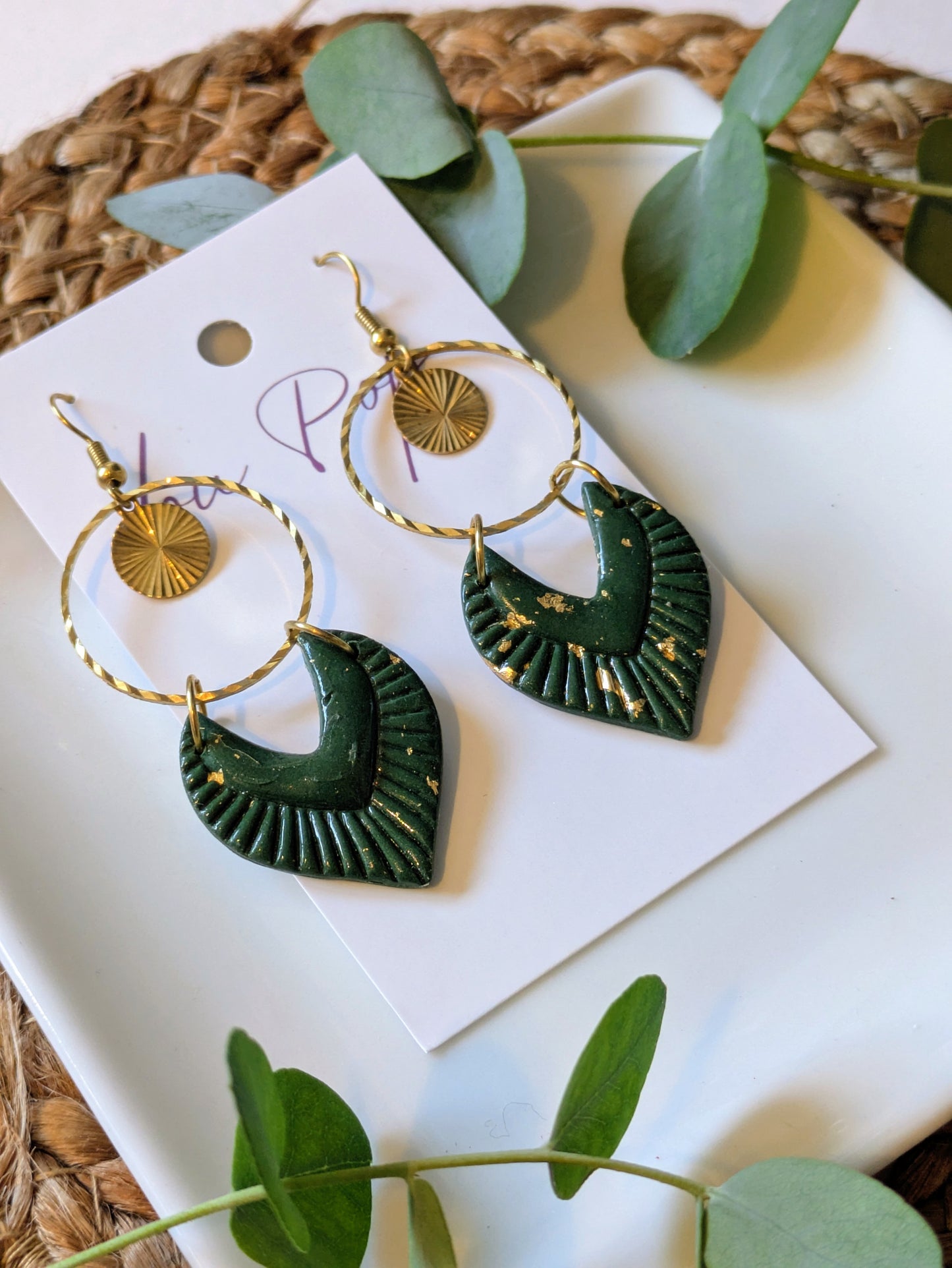 Boucles d'oreille - Modèle Camille