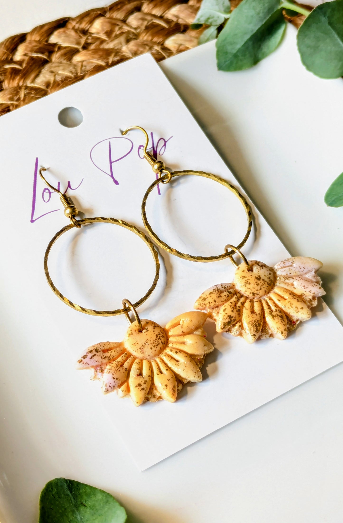 Boucles d'oreille - Modèle Marguerite