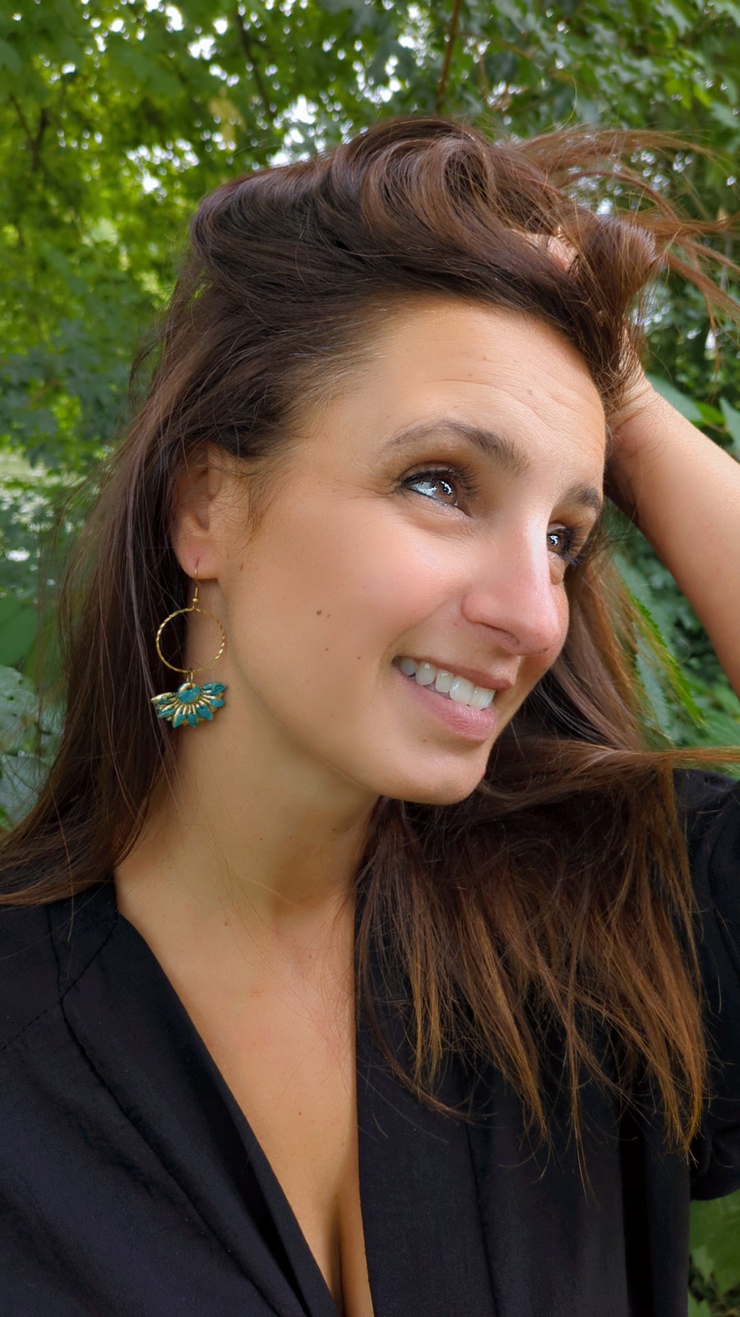 Boucles d'oreille - Modèle Marguerite